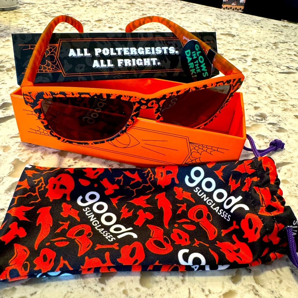 BNWT - Goodr Halloween sunglasses “Exercise the Demons